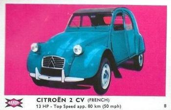 1960 Dandy Gum Motor Cars #8 Citroën 2 CV Front