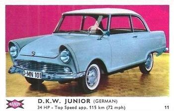 1960 Dandy Gum Motor Cars #11 D.K.W. Junior Front