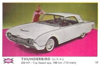 1960 Dandy Gum Motor Cars #17 Thunderbird Front