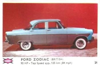 1960 Dandy Gum Motor Cars #21 Ford Zodiac Front