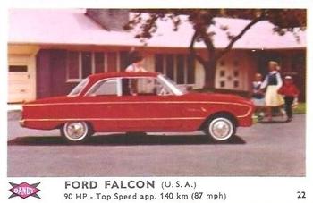 1960 Dandy Gum Motor Cars #22 Ford Falcon Front