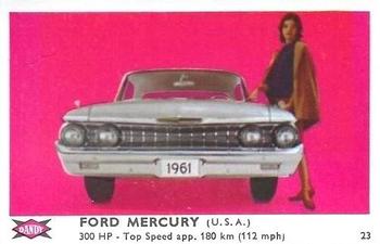 1960 Dandy Gum Motor Cars #23 Ford Mercury Front
