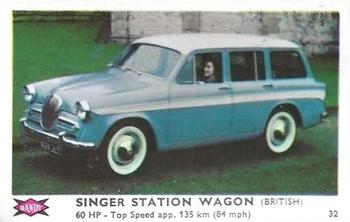 1960 Dandy Gum Motor Cars #32 Singer Station Wagon Front