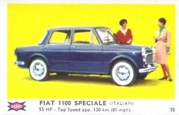 1960 Dandy Gum Motor Cars #55 Fiat 1100 Speciale Front