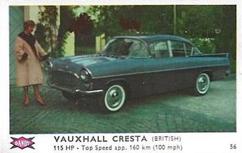 1960 Dandy Gum Motor Cars #56 Vauxall Cresta Front