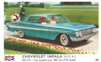 1960 Dandy Gum Motor Cars #60 Chevrolet Impala Front