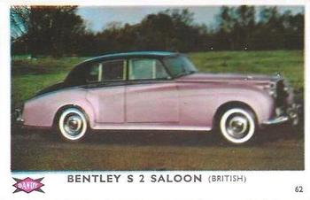 1960 Dandy Gum Motor Cars #62 Bentley S 2 Saloon Front