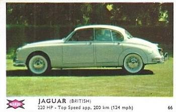 1960 Dandy Gum Motor Cars #66 Jaguar Front