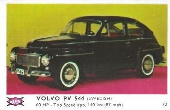 1960 Dandy Gum Motor Cars #70 Volvo PV 544 Front