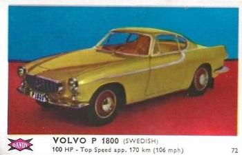 1960 Dandy Gum Motor Cars #72 Volvo P 1800 Front
