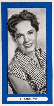 1955 Carrerras Radio & Television Favourites (Unissued) #3 Julie Andrews Front