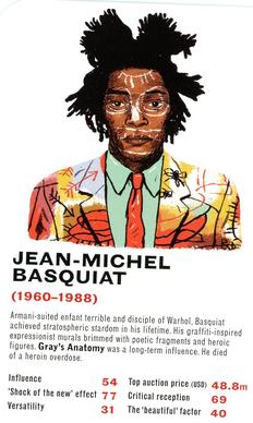2014 Laurence King The Art Game #NNO Jean-Michel Basquiat Front