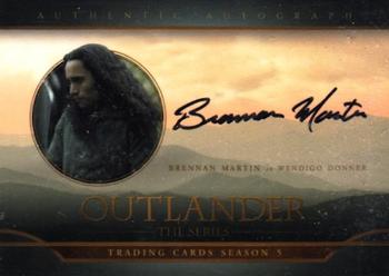 2023 Cryptozoic Outlander Season 5 - Autographs #BM Brennan Martin Front