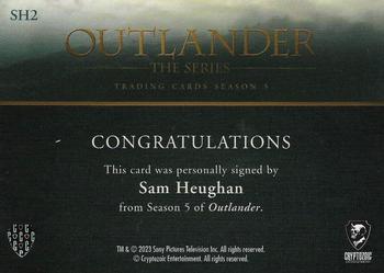 2023 Cryptozoic Outlander Season 5 - Autographs #SH2 Sam Heughan Back