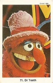 1978 Swedish Samlarsaker The Muppet Show #71 Dr Teeth Front