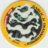 2000 Dizks Dragon Ball Z Tazos Series 1 #39 Garlic Jr Transformed Front