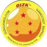 2000 Dizks Dragon Ball Z Tazos Series 1 #39 Garlic Jr Transformed Back