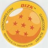 2000 Dizks Dragon Ball Z Tazos Series 1 - Fluro #16 Master Roshi Back