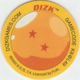 2000 Dizks Dragon Ball Z Tazos Series 1 - Fluro #17 Oolong Back
