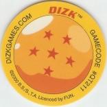 2000 Dizks Dragon Ball Z Tazos Series 1 - Gold #11 Chi Chi Back
