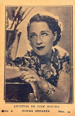 1932 Artistas De Cine Sonoro #10 Norma Shearer Front