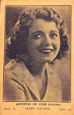 1932 Artistas De Cine Sonoro #19 Janet Gaynor Front