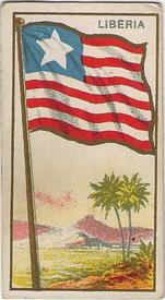 1910 Flag Caramels (E15) #NNO Liberia Front