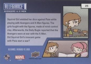 2023 Upper Deck Marvel Allegiance: Avengers vs X-Men - Chapters #25 Avengers Vs. X-Men: Versus (2011) #6 Back