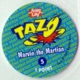 1995 Frito-Lay Looney Tunes Tazos #5 Marvin The Martian Back