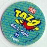 1995 Frito-Lay Looney Tunes Tazos #20 Wile E. Coyote Back