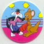 1995 Frito-Lay Looney Tunes Tazos #24 Sylvester Front