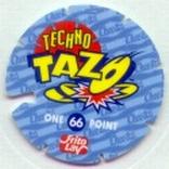 1995 Frito-Lay Chester Cheetah Techno Tazos #66 Chester Cheetah Back