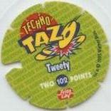 1995 Frito-Lay Looney Tunes Techno Tazos #102 Tweety Back
