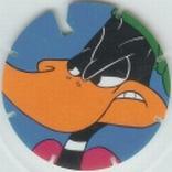 1995 Frito-Lay Looney Tunes Techno Tazos #122 Daffy Duck Front