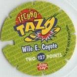 1995 Frito-Lay Looney Tunes Techno Tazos #127 Wile E. Coyote Back