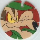 1995 Frito-Lay Looney Tunes Techno Tazos #127 Wile E. Coyote Front