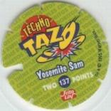 1995 Frito-Lay Looney Tunes Techno Tazos #137 Yosemite Sam Back