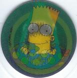 1996 Frito-Lay The Simpsons Magic Motion Tazos #141 Bart Simpson Front