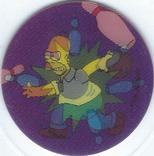 1996 Frito-Lay The Simpsons Magic Motion Tazos #143 Homer Simpson Front