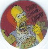 1996 Frito-Lay The Simpsons Magic Motion Tazos #146 Homer Simpson Front