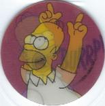 1996 Frito-Lay The Simpsons Magic Motion Tazos #147 Homer Simpson Front