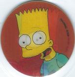 1996 Frito-Lay The Simpsons Magic Motion Tazos #150 Bart Simpson Front