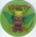 1996 Frito-Lay The Simpsons Magic Motion Tazos #153 Krusty The Clown Front