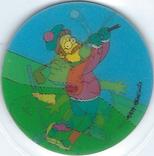 1996 Frito-Lay The Simpsons Magic Motion Tazos #154 The Simpsons Front