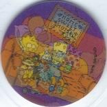 1996 Frito-Lay The Simpsons Magic Motion Tazos #157 The Simpsons Front