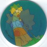 1996 Frito-Lay The Simpsons Magic Motion Tazos #160 Maggie Simpson Front