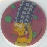 1996 Frito-Lay The Simpsons Magic Motion Tazos #161 Marge Simpson Front