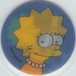 1996 Frito-Lay The Simpsons Magic Motion Tazos #162 Lisa Simpson Front