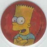 1996 Frito-Lay The Simpsons Magic Motion Tazos #163 The Simpsons Front