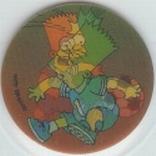 1996 Frito-Lay The Simpsons Magic Motion Tazos #167 Bart Simpson Front